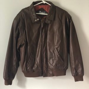 Thermolite Bomber Leather Inc Jacket, Mens Medium